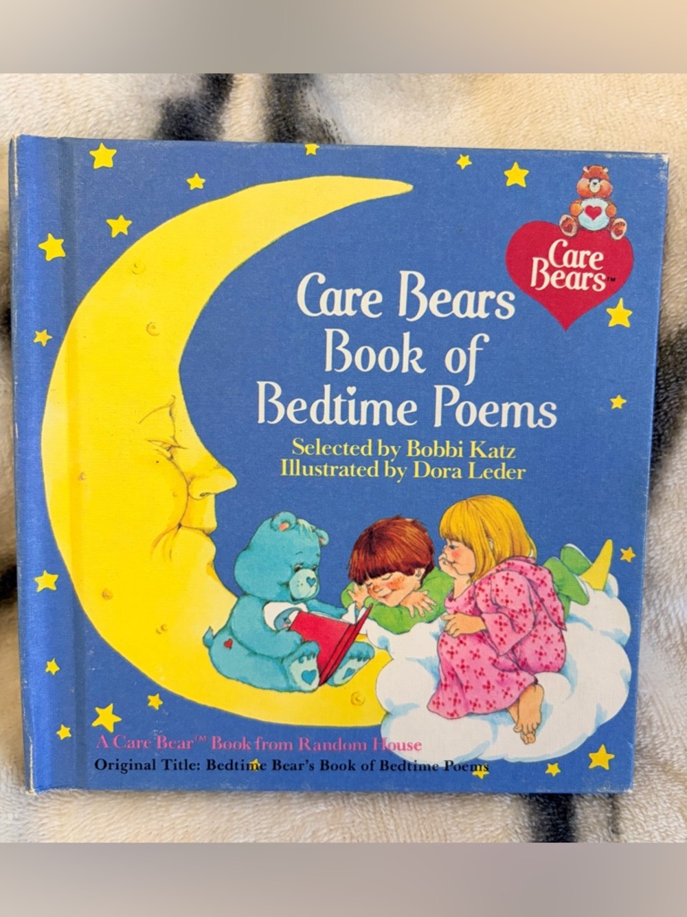 1983 Care Bears Hardcover Book Titled: “Care Bears Book of Bedtime Poems"